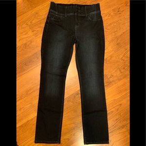 Laurie Felt Curve Silky Denim Straight Leg Jeans M